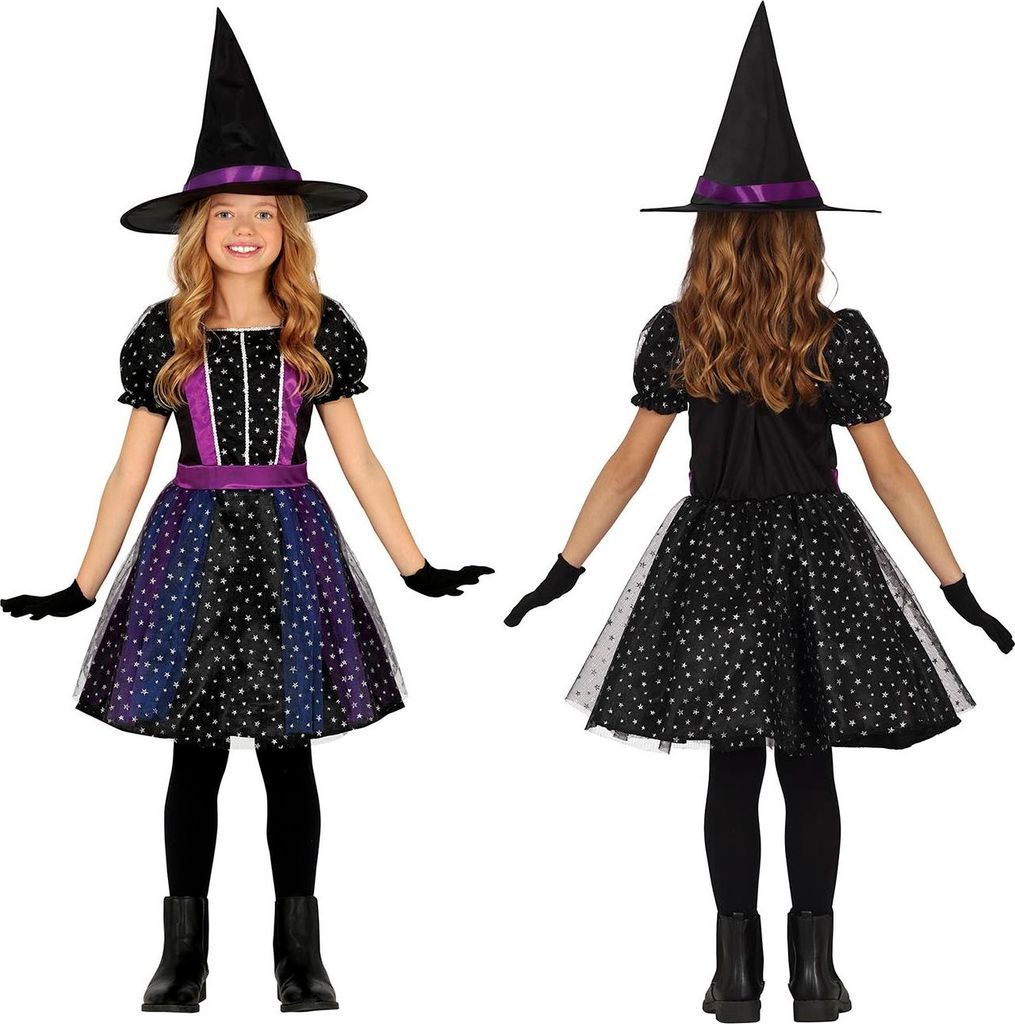 Halloween Hexenkostüm 5-6 Jahre Produktbild 