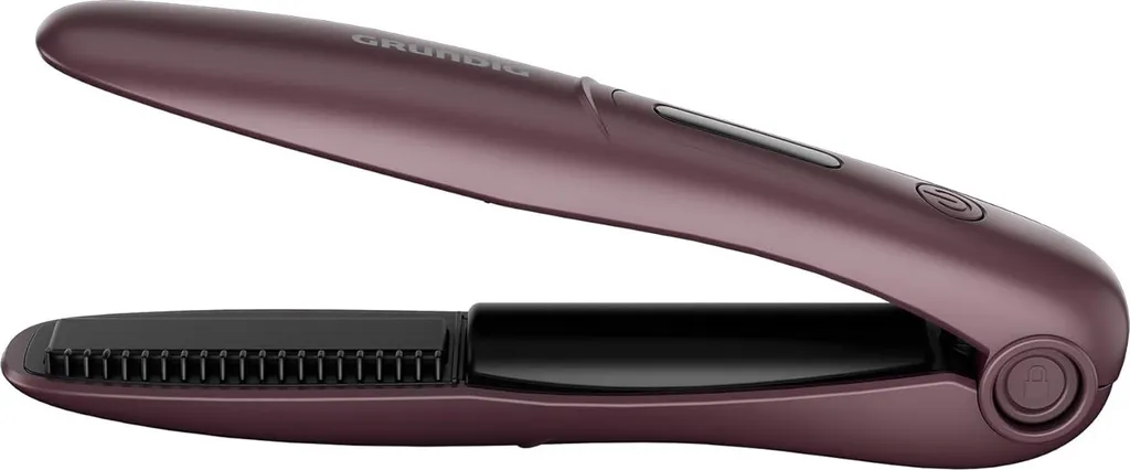 Grundig HS 6330 Fer à lisser en céramique mini lisseur de voyage noir