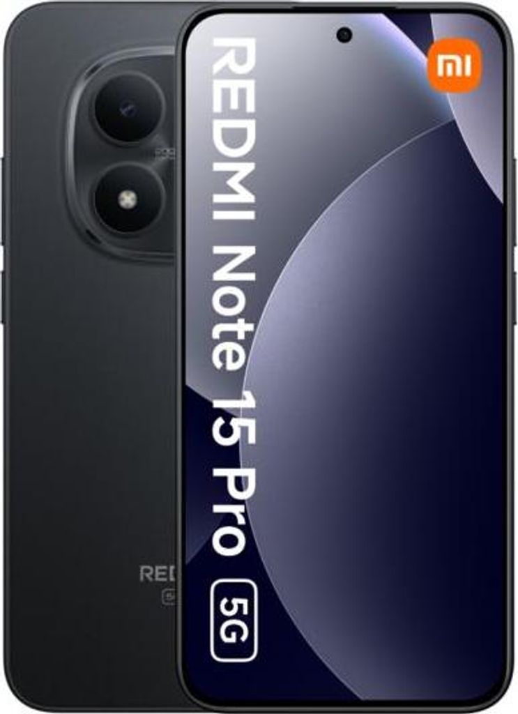 Redmi Note 15 Pro 5G 8GB + 256GB Black Smartphone