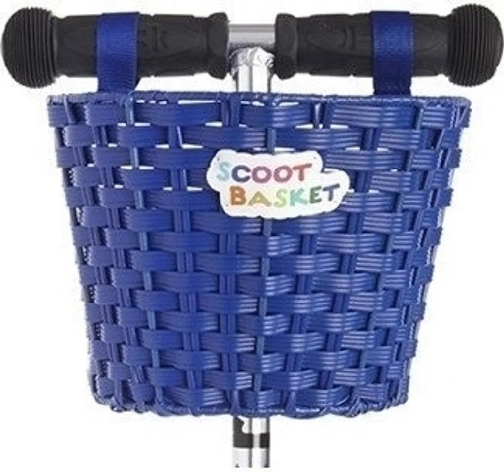 Panier de trottinette rigide et étanche Micro bleu haute qualité