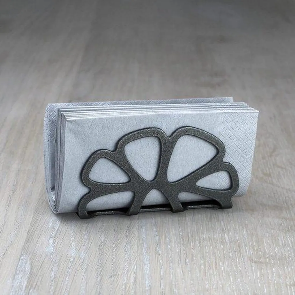Porte-fleurs en métal anthracite pour balcon et aménagement terrasse