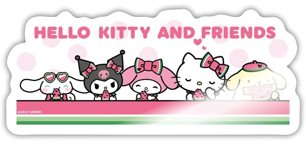 Spreadshirt Hello Kitty And Friends Essen Wassermelone Produktbild 