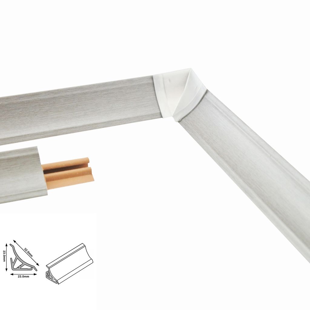 Moulure de cuisine Moulure de finition murale 23mm 1.5m Image du produit 