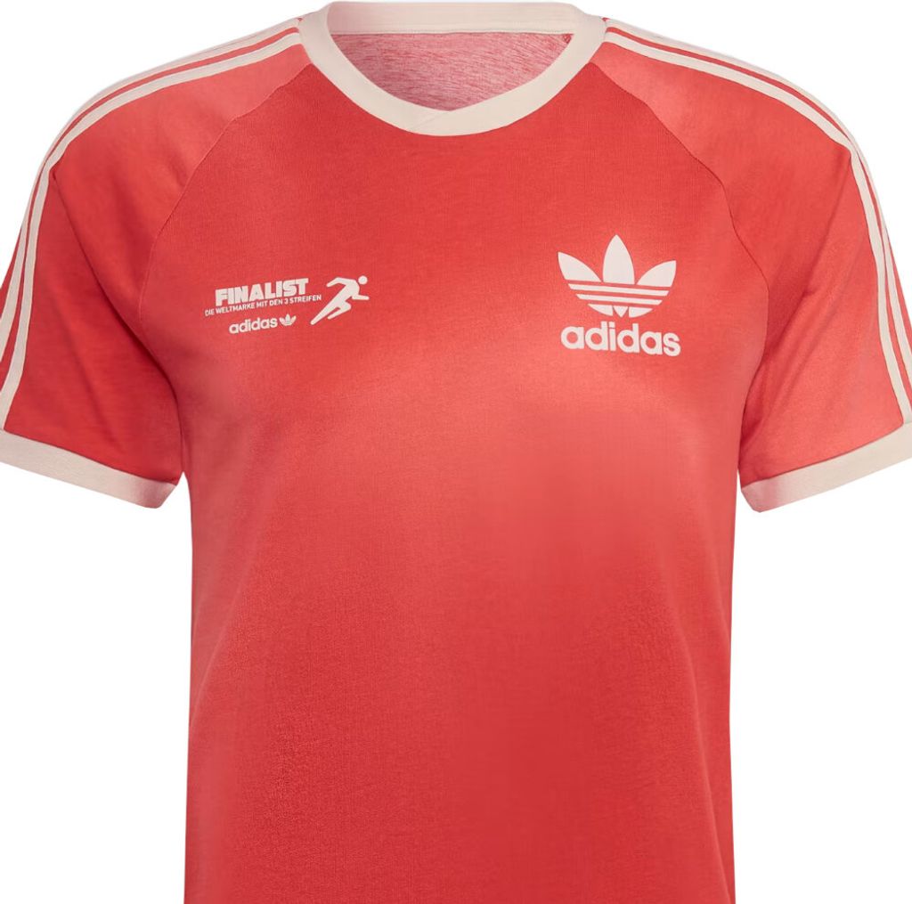 adidas MRC 3-Streifen T-Shirt crew red Gr.M (HL9276) Produktbild 3