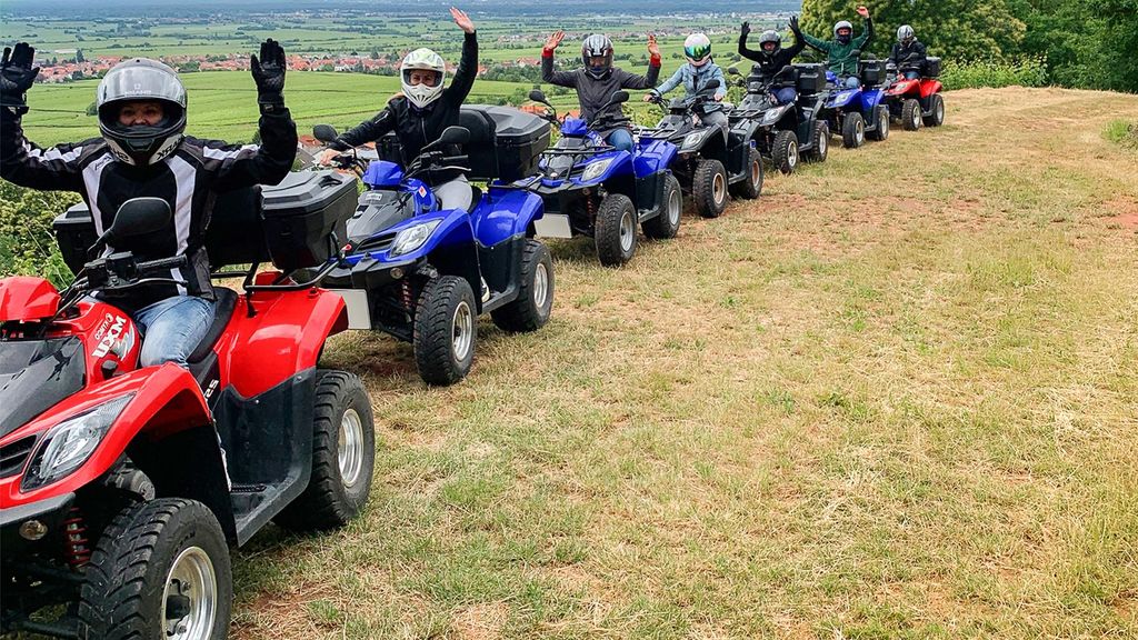 Jochen Schweizer Quad Tour Neustadt an der Weinstraße (4 Std.); Erlebnis verschenken oder selbst erleben; Gutschein gültig für 1 Person