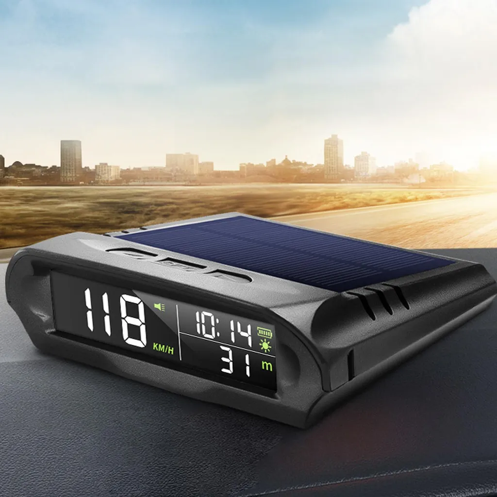 Évitez les Excès de Vitesse avec cet Affichage Tête Haute GPS Solaire