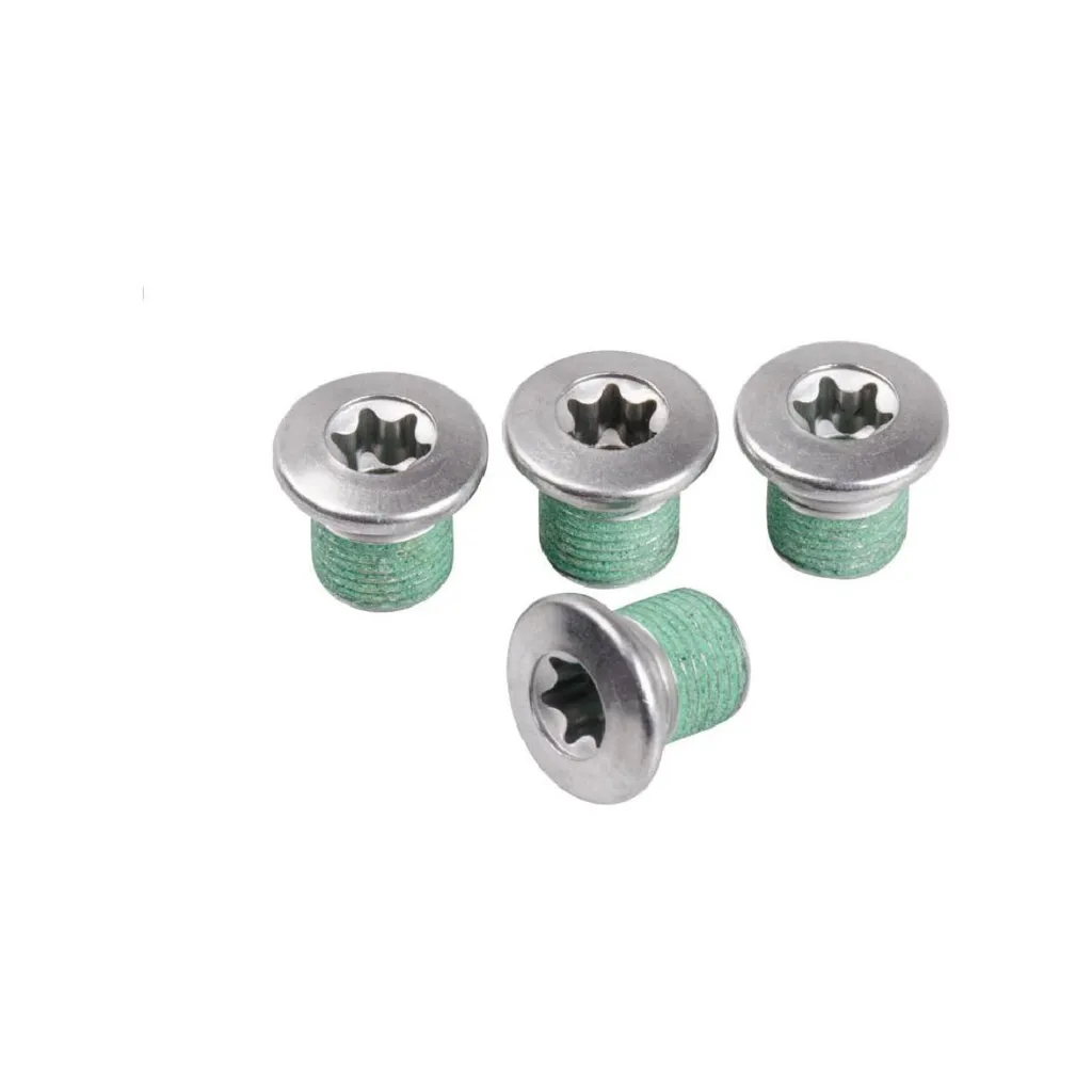 Jeu de 4 vis Shimano FC-M782 M8 x 8,5 mm en acier pour petit plateau