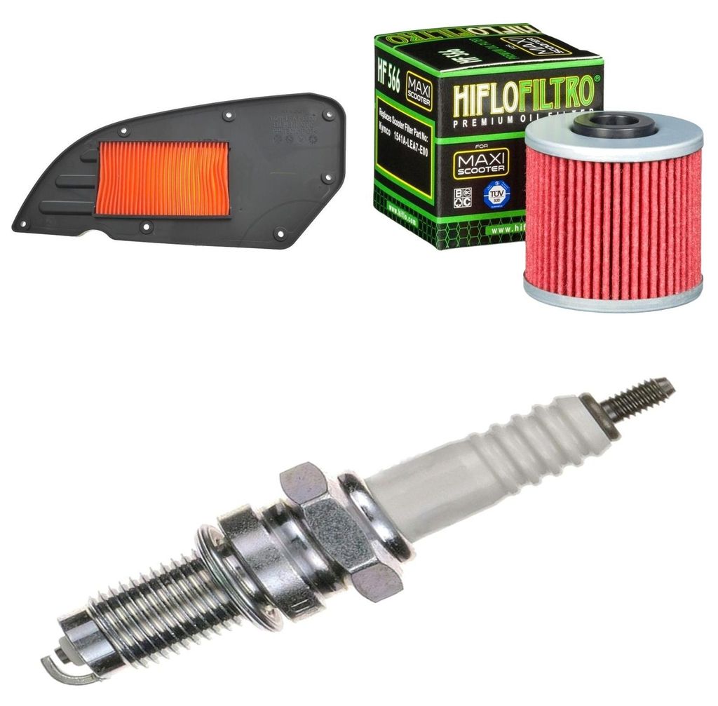 Service-Kit für Kawasaki J 125 B ABS 2016 Luftfilter Ölfilter Zündkerze von pamoto - Neu
