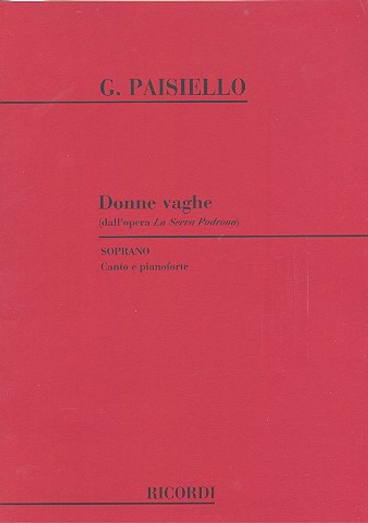 Donne vaghe per soprano e pianoforte (it)