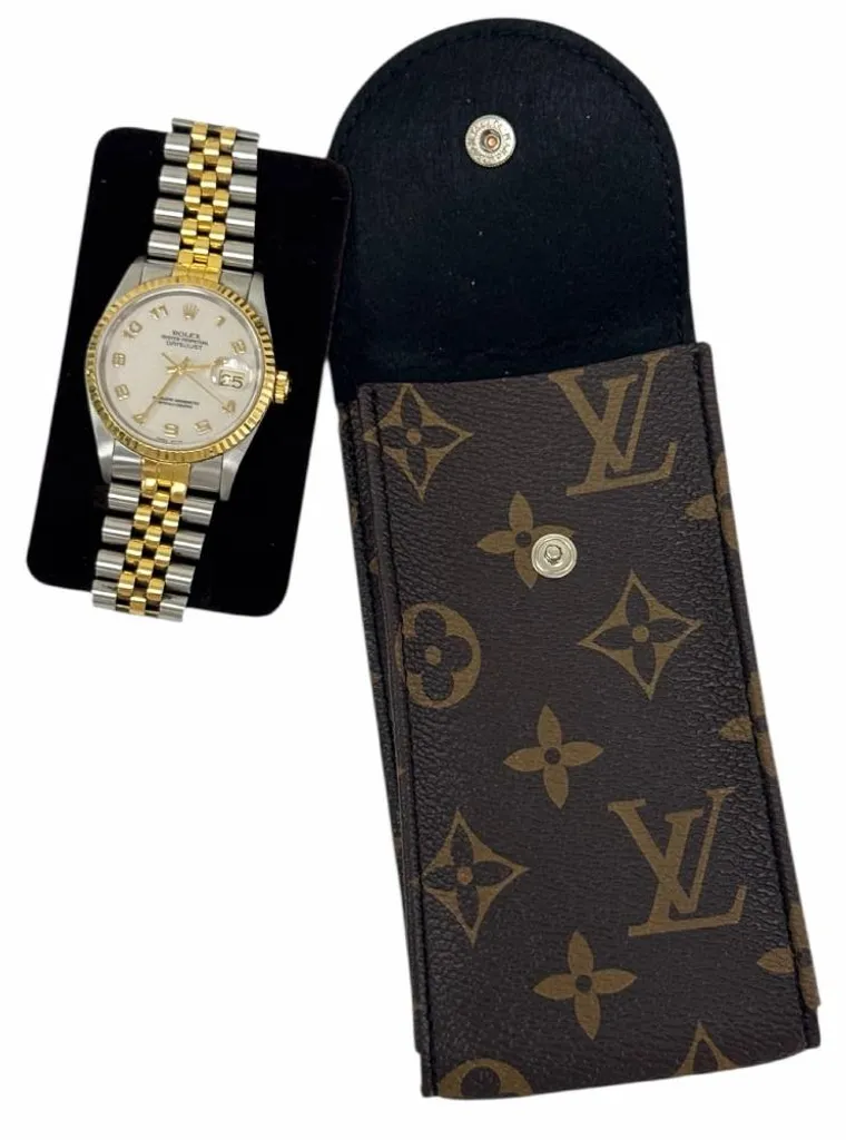 Sacoche Pochette en Cuir Marron New Louis par Louis Vuitton Luxe