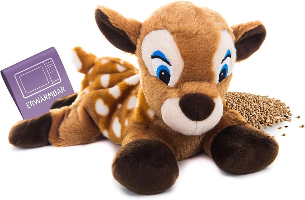 Habibi Plush Classic Wärmetier Rehkitz Kuscheltier Produktbild 
