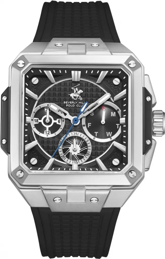 Montre Analogique Noire pour Homme Beverly Hills - Style Moderne Luxe