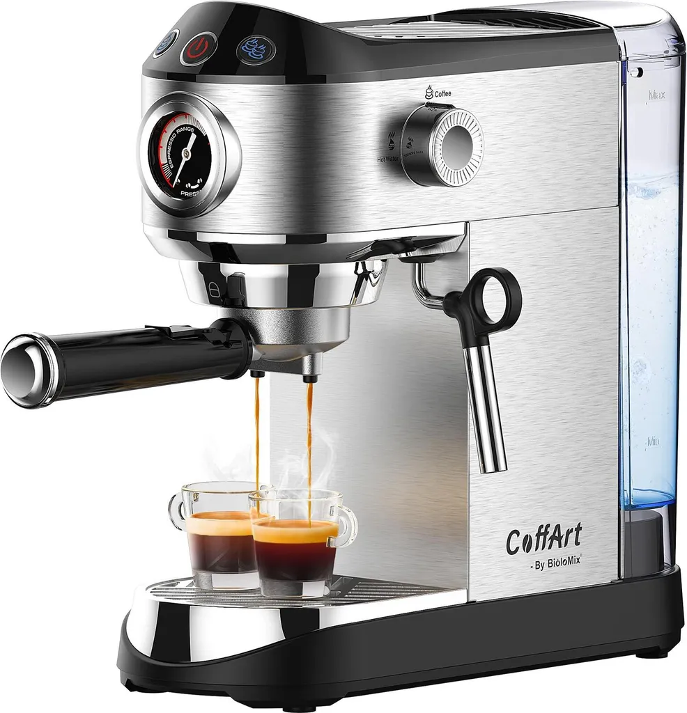 Machine à café espresso pour cappuccino - Idéal pour le petit-déjeuner
