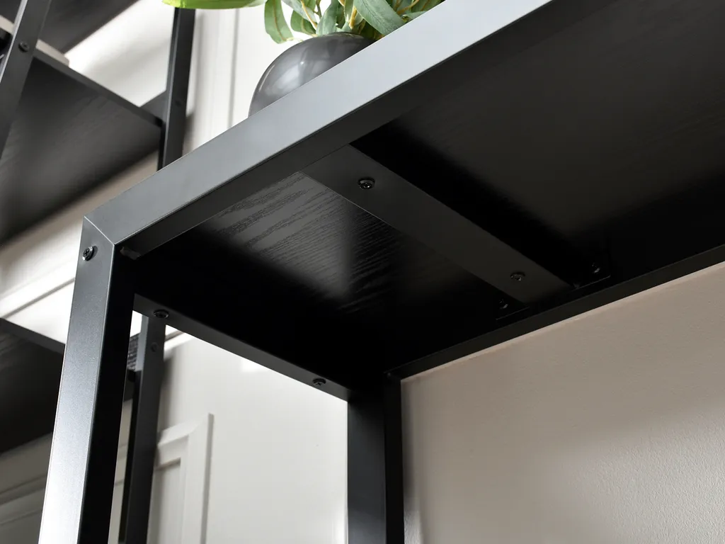 Console KRUM Noire - Table d'Appoint Design Industriel pour Entrée - 10