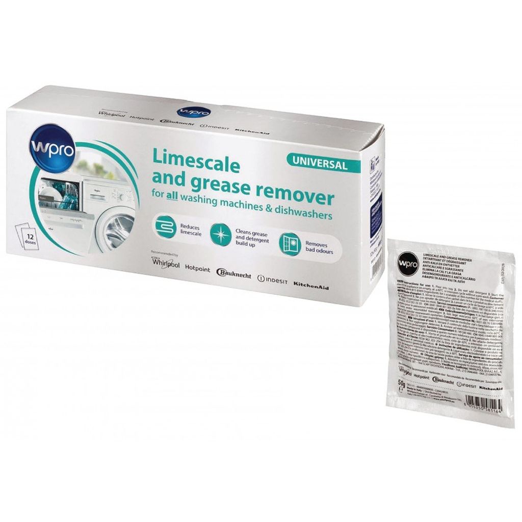 WPRO 484000008801 Ontkalker Vaatwasser / Wasmachine 600 G Image du produit 