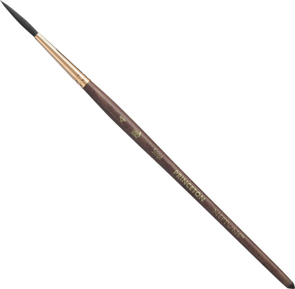 Princeton Brush Neptune Synthetic Squirrel Script Liner Rundpinsel 4 1 stk