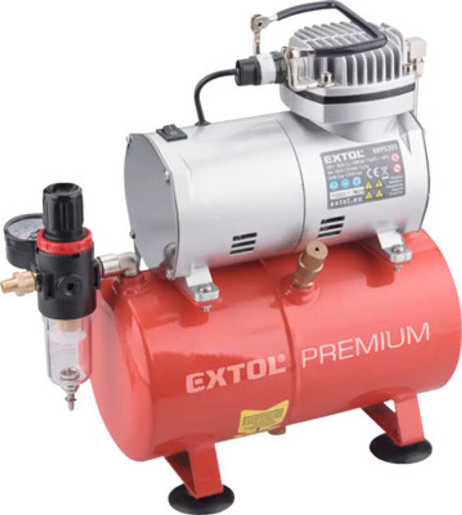 Kompresor Extol Premium 150W, 6bar, 230 V Obrázek produktu 