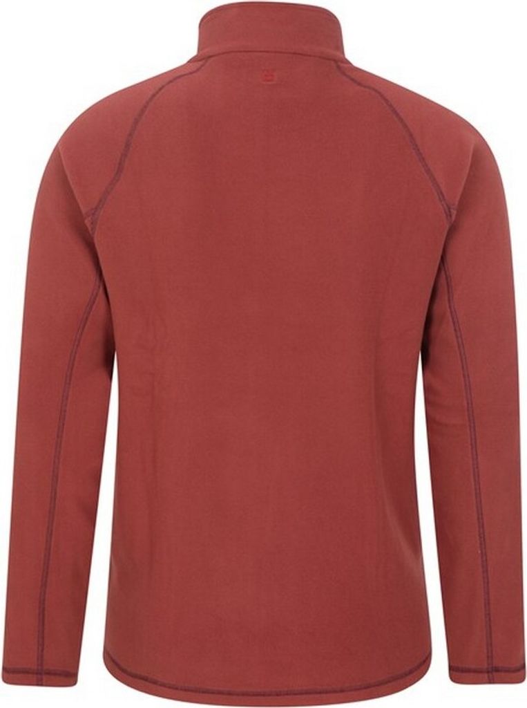 Mountain Warehouse - "Ashbourne II" Fleece-Oberteil mit halbem Reißverschluss für Herren MW1539 (XL) (Burgunderrot)
