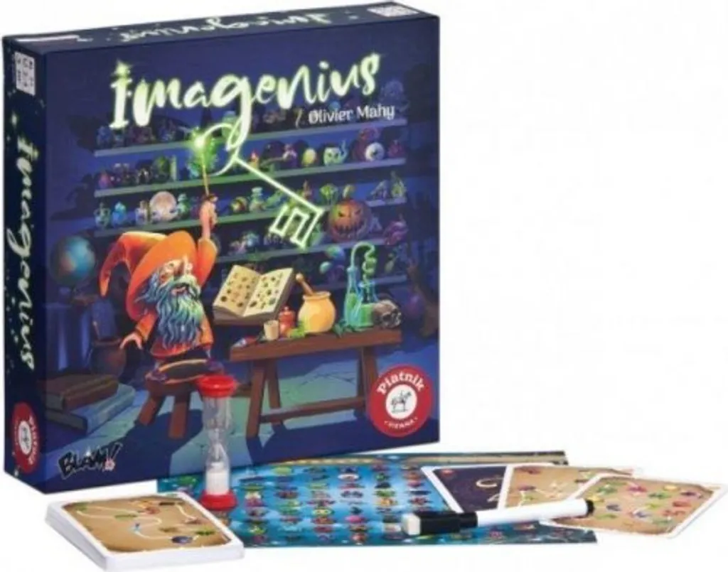 Imagenius Chercher Trouver et Connecter avec Plateaux Effaçables Inclus