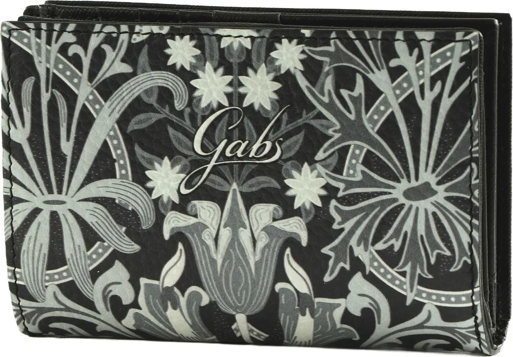 Gabs GMONEY14 Liberty Portefeuille en Cuir Ruga Noir Chic et Compact