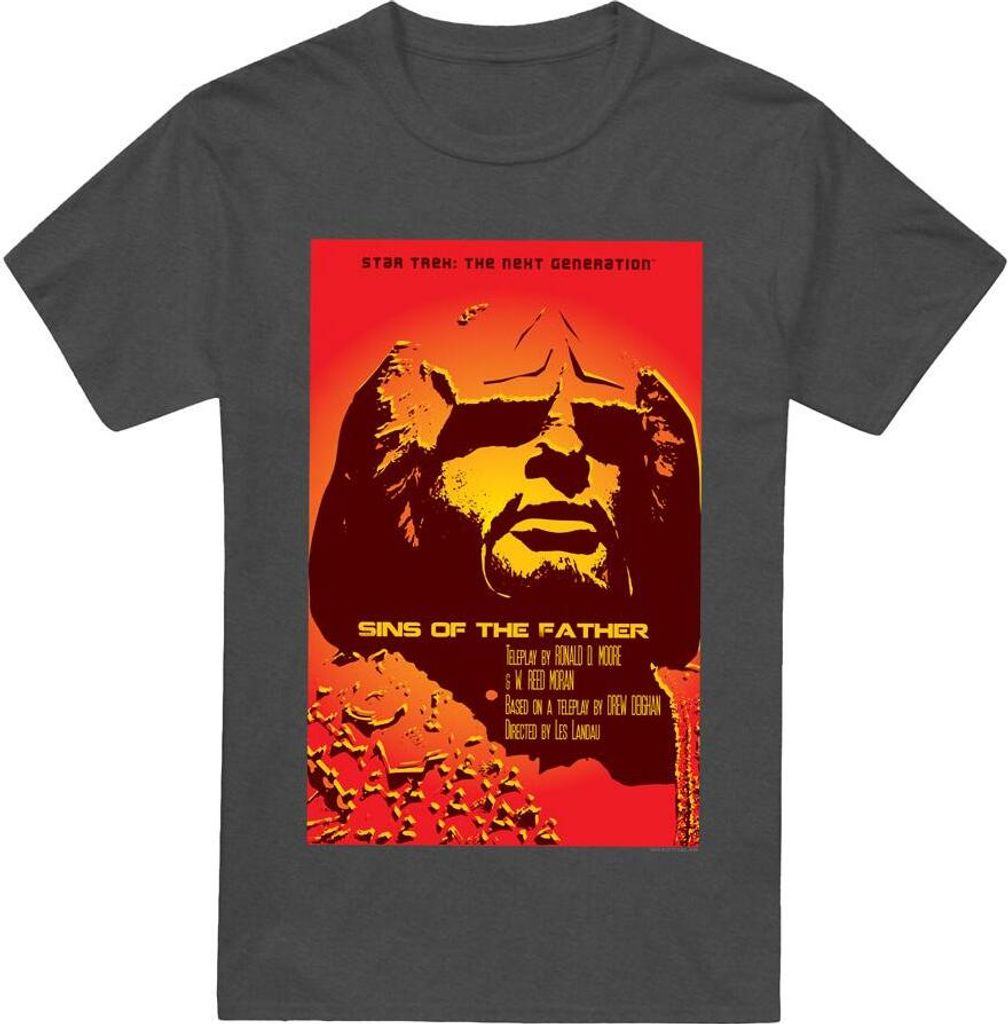 Star Trek - "The Next Generation Season 3 Episode 17" T-Shirt für Herren/Damen Uni TV17841 (L) (Holzkohle)