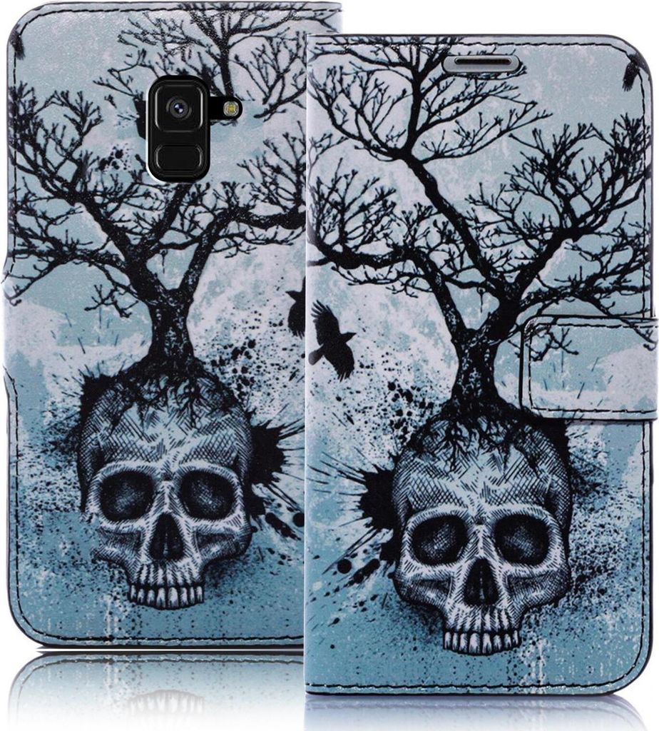 Samsung Galaxy A8 (2018) Bookstyle Bildtasche QBY-009