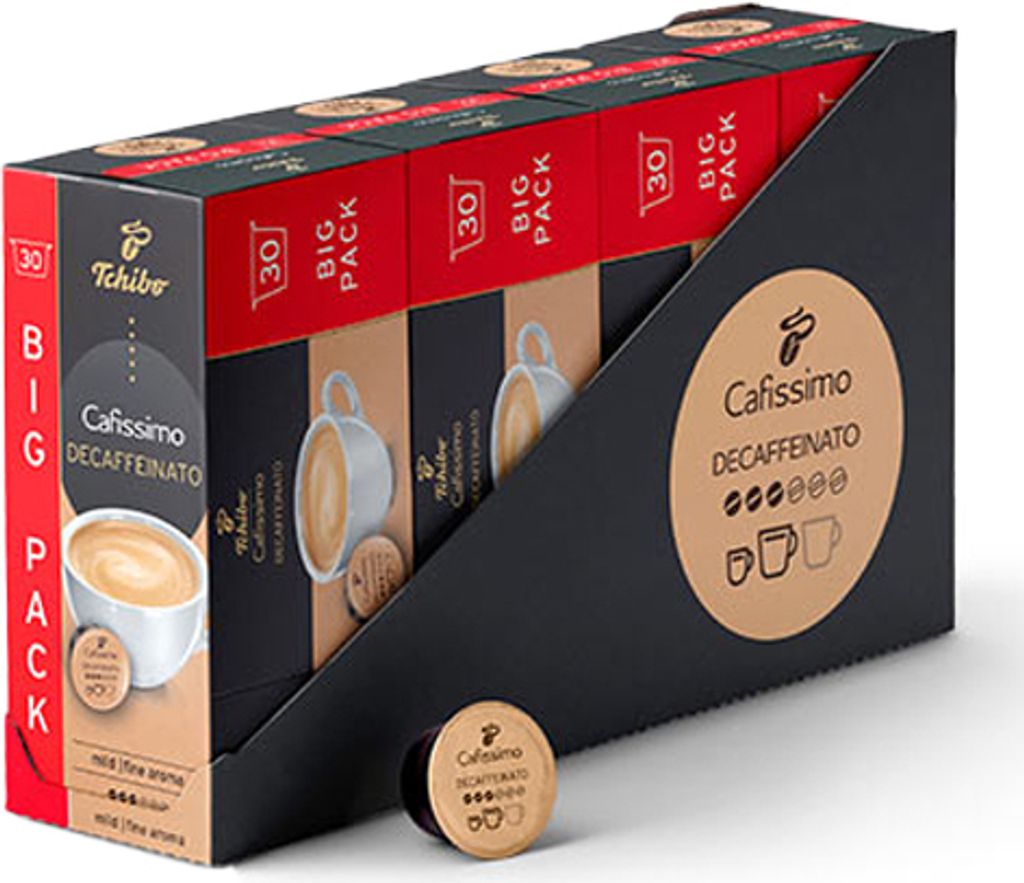 Tchibo - Cafissimo Decaffeinato - 4x 30 Kapseln