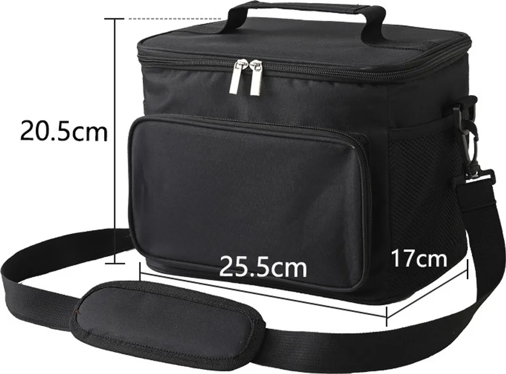 Borsa Porta Pranzo INF 10 Litri - Elegante, Comoda e Lavabile