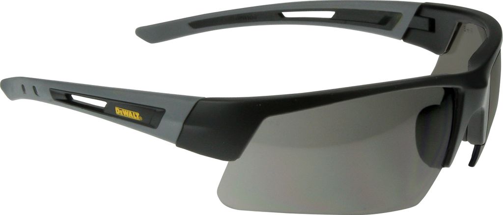 DeWALT DPG100-2DEU Crosscut Arbeitsschutzbrille Antibeschlagschutz graue Tönung DIN EN 166