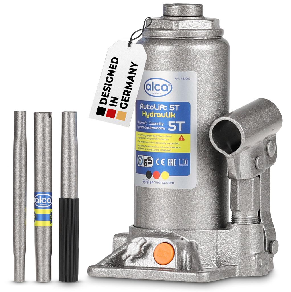 alca® Hydraulischer Wagenheber 5t I Stempelheber & Produktbild 