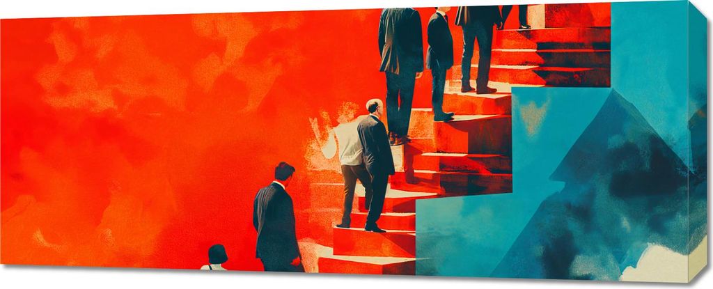 Bild 100x40cm Metaphern des Erfolgs