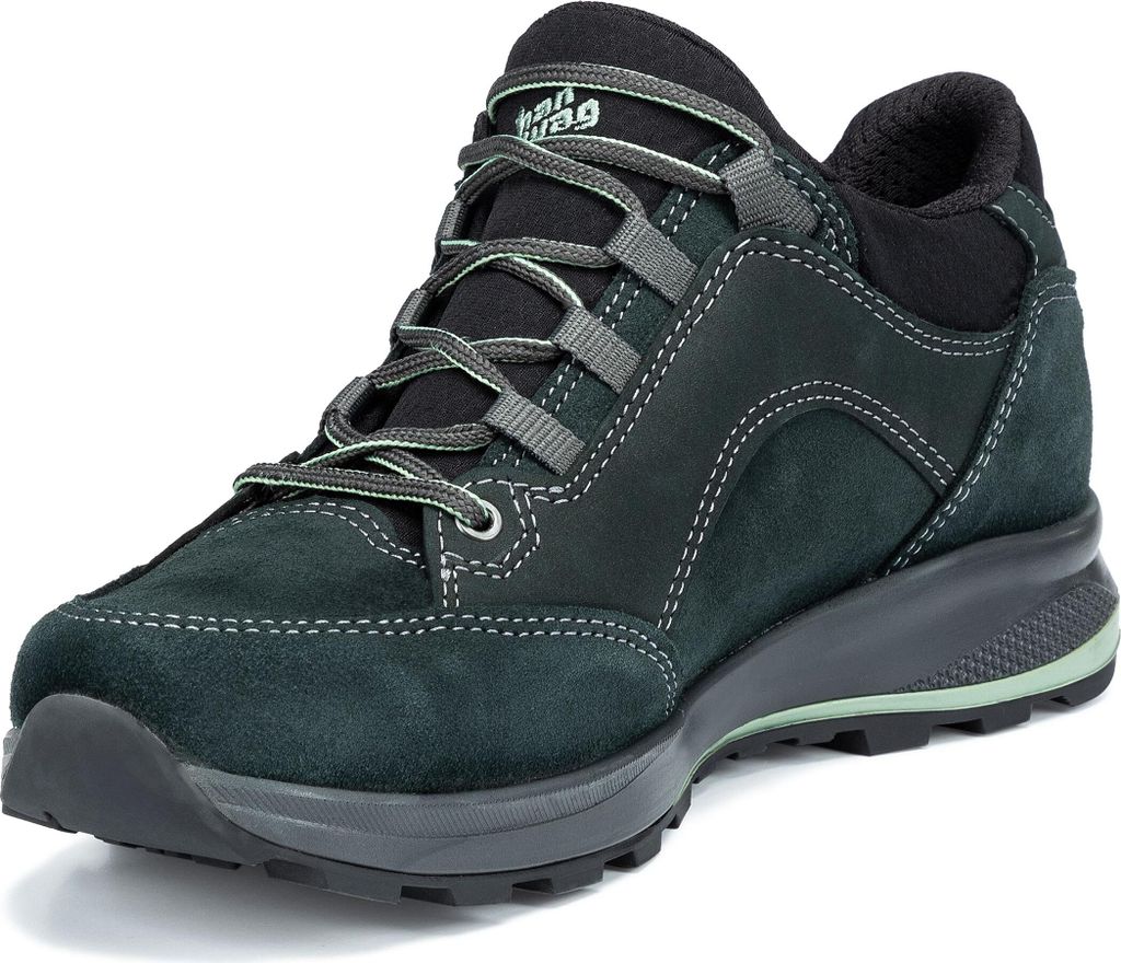 Hanwag Damen Trekkingstiefel Banks Low Lady GTX 33829-5.5, 33829-6, 33829-6.5, 33829-7, 33829-7.5 HAN-203501 Petrol/Mint 6