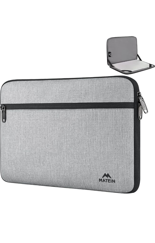 Schutzhülle 14 Zoll - 4 lagiger Schaumstoffschutz - Laptoptasche - Notebook Sleeve - Grau