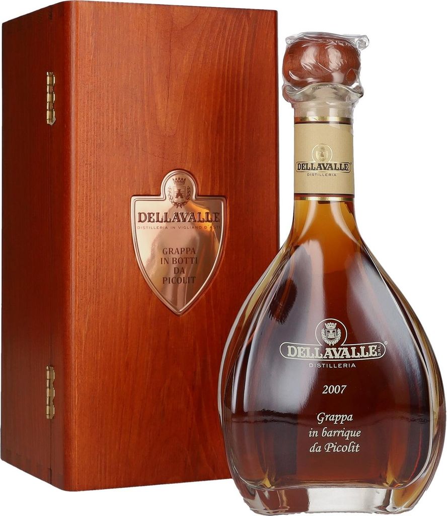 Dellavalle Grappa in Barrique da PICOLIT 2007 42% Vol. 0,7l Image du produit 