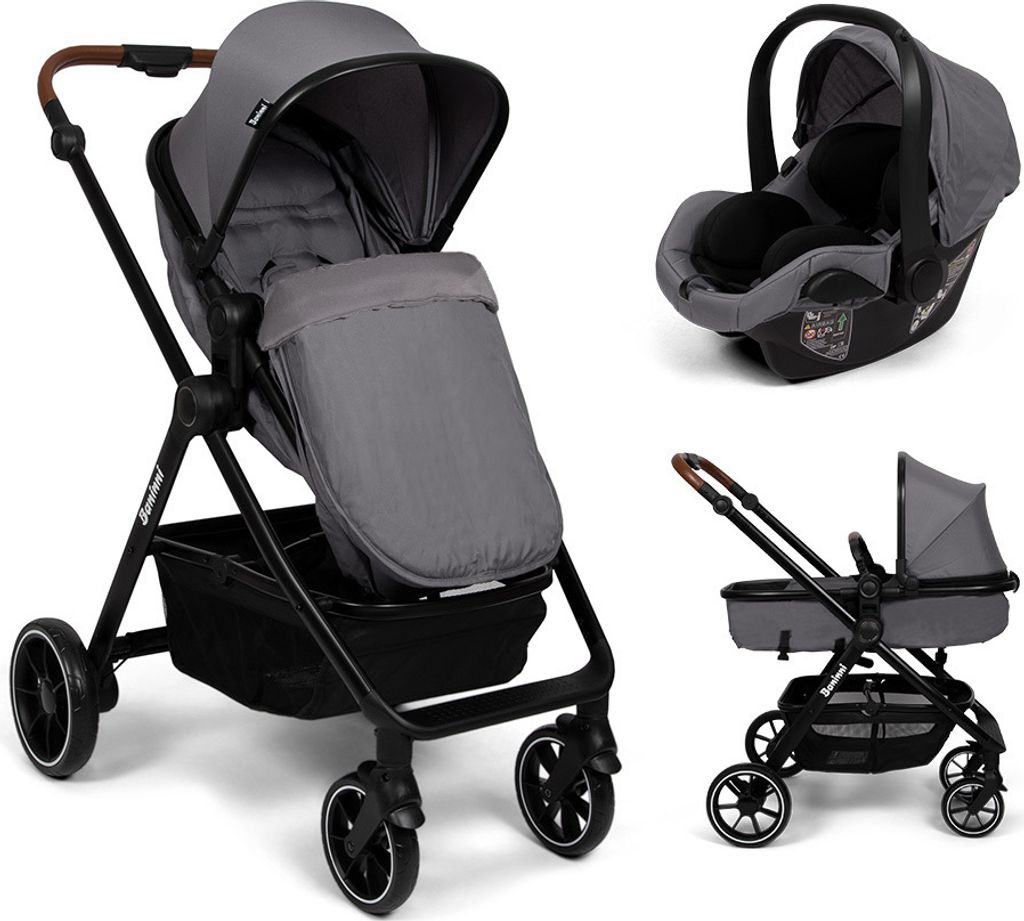 Baninni 3-in-1 Multiständer Kinderwagen mit Autositz Adria Produktbild 
