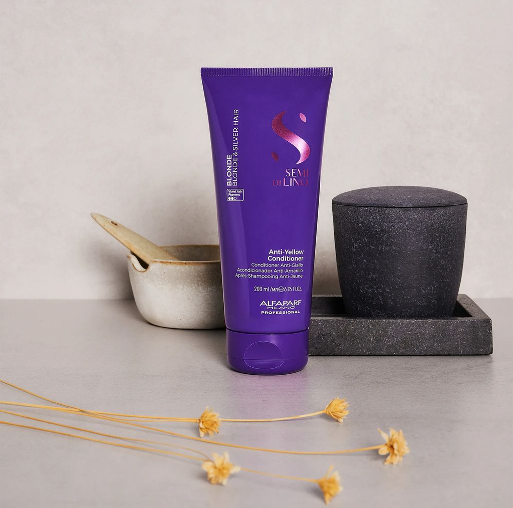 Alfaparf Milano Semi di Lino Blond Anti Yellow Odżywka Zdjęcie produktu 