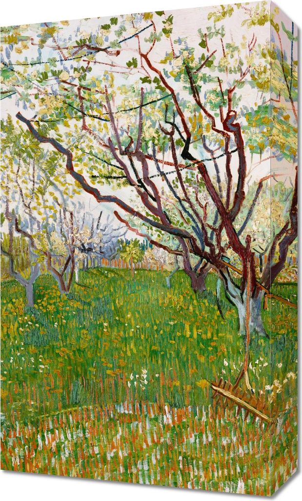 Bild 30x50cm Der blühende Obstgarten, Van Gogh Vintage