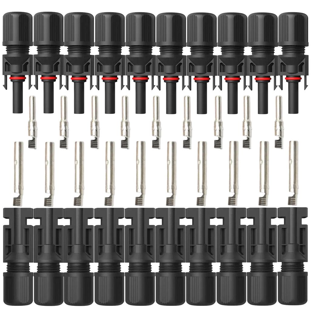 PV Solarstecker Stecker wasserdicht Solarkabel Buchse Produktbild 