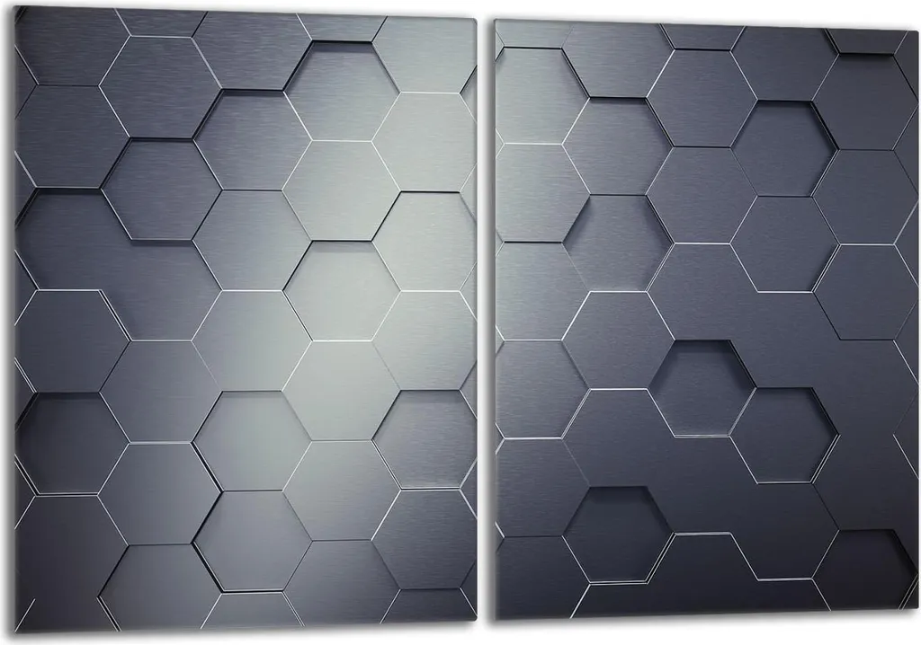 Copri Piano Cottura Ceramica Grigia 2x40x52 - Design e Funzione