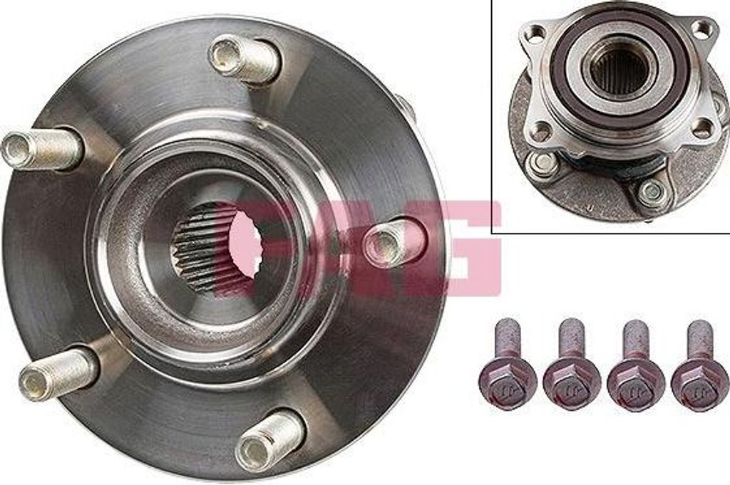 FAG 713 6198 00 Radlagersatz OE 373036 kompatibel mit C-Crosser, Lancer, Outlander, 4007