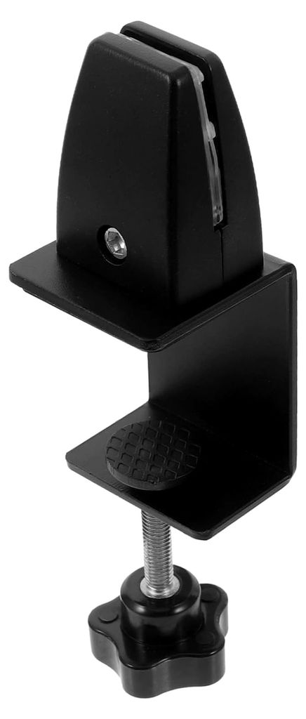 Bildschirmclip Zaunpaneelclips Hochleistungsklemme Eckklemme Trennwandklemme Glasleitwandklemme Schreibtischteilerhalterungen Schwarz