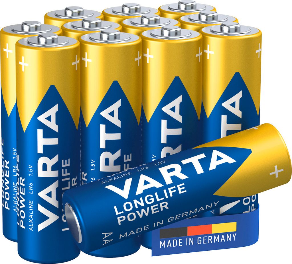 Varta 04906 301 112, baterías LONGLIFE Power AA, caja Imagen del producto 