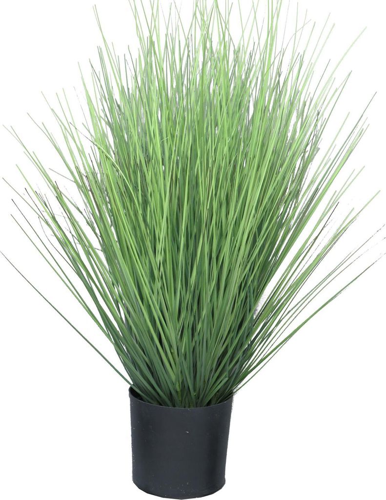 artplants.de Deko Gras Rutenhirse Yamin, grün, 60 cm - Künstliches Grasbüschel