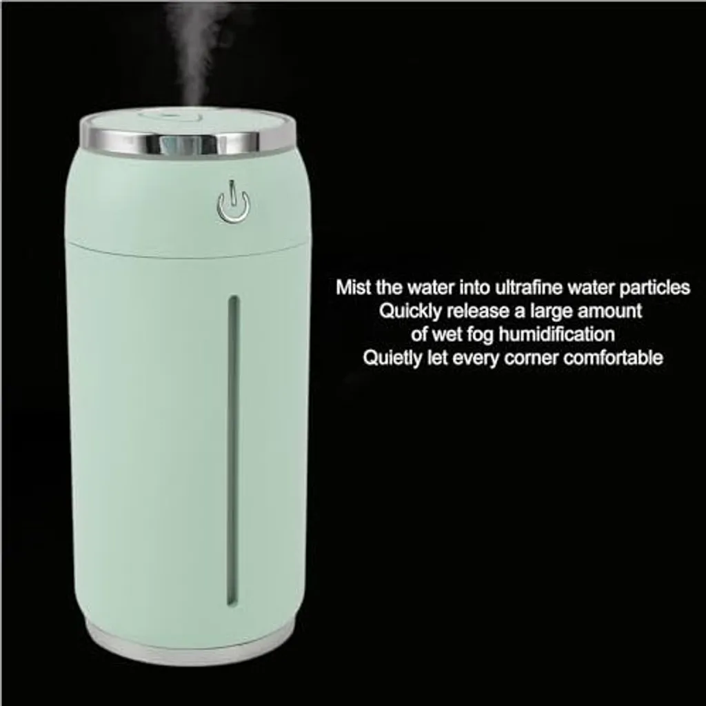 Mini Umidificatore per Cameretta Neonati - Silenzioso USB Verde LED