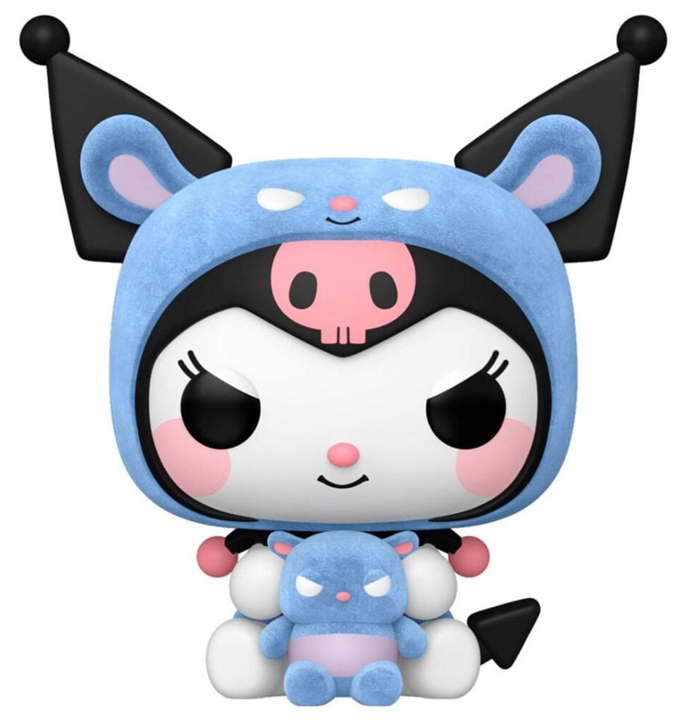 Funko POP-Figur Hello Kitty Kuromi As Baku Flocked Produktbild 