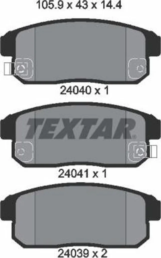 Stop aux bruits de freinage avec les plaquettes TEXTAR 2404001 Maxima