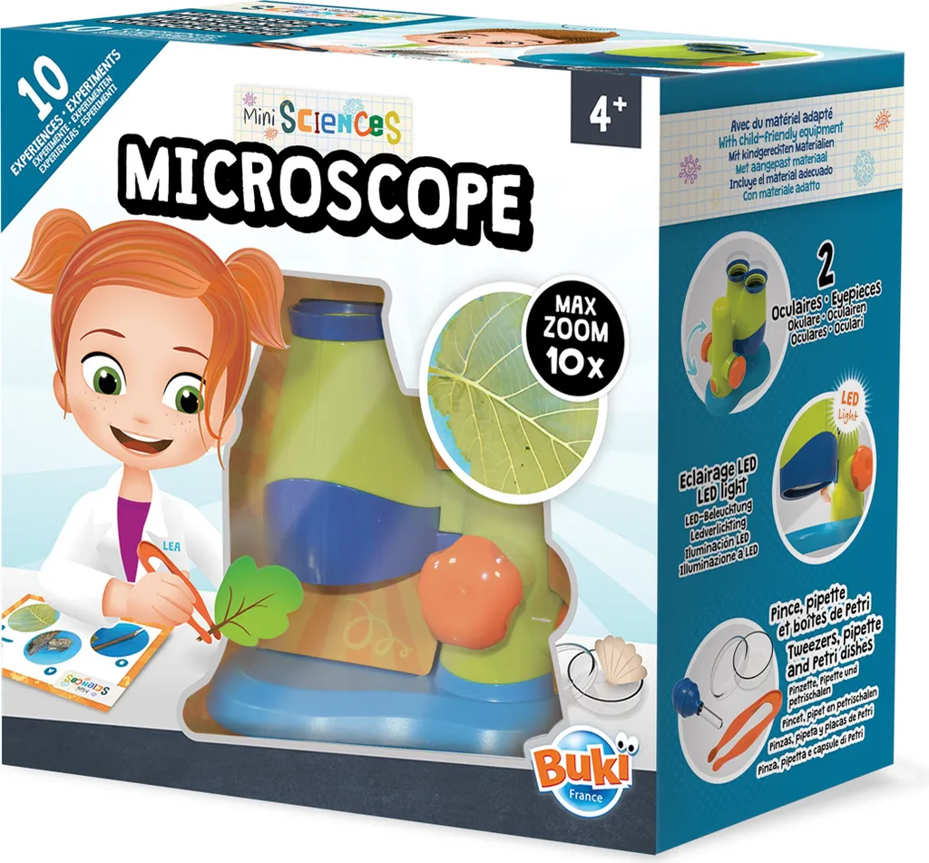 Microscope Éducatif Buki Mini Sciences avec Éclairage LED et Accessoires - 11