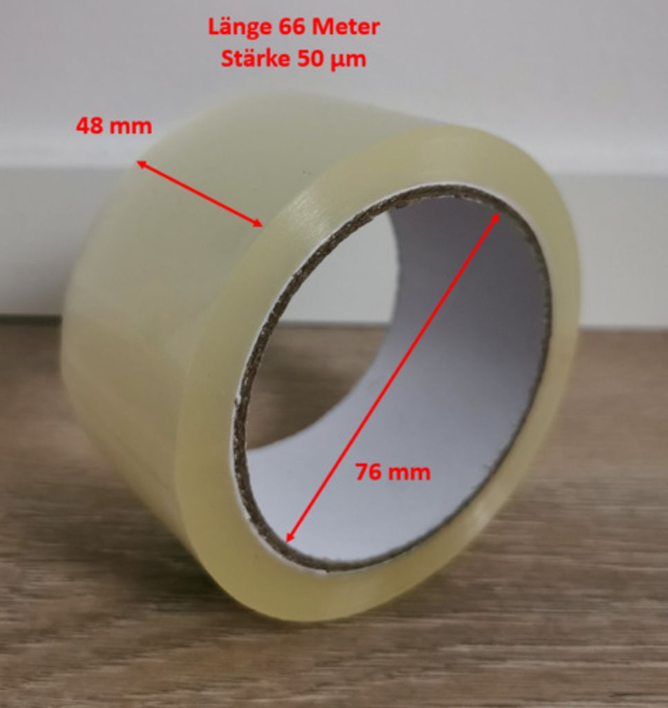 Paketklebeband Transparent 12 Rollen 66 Meter | Kaufland.de