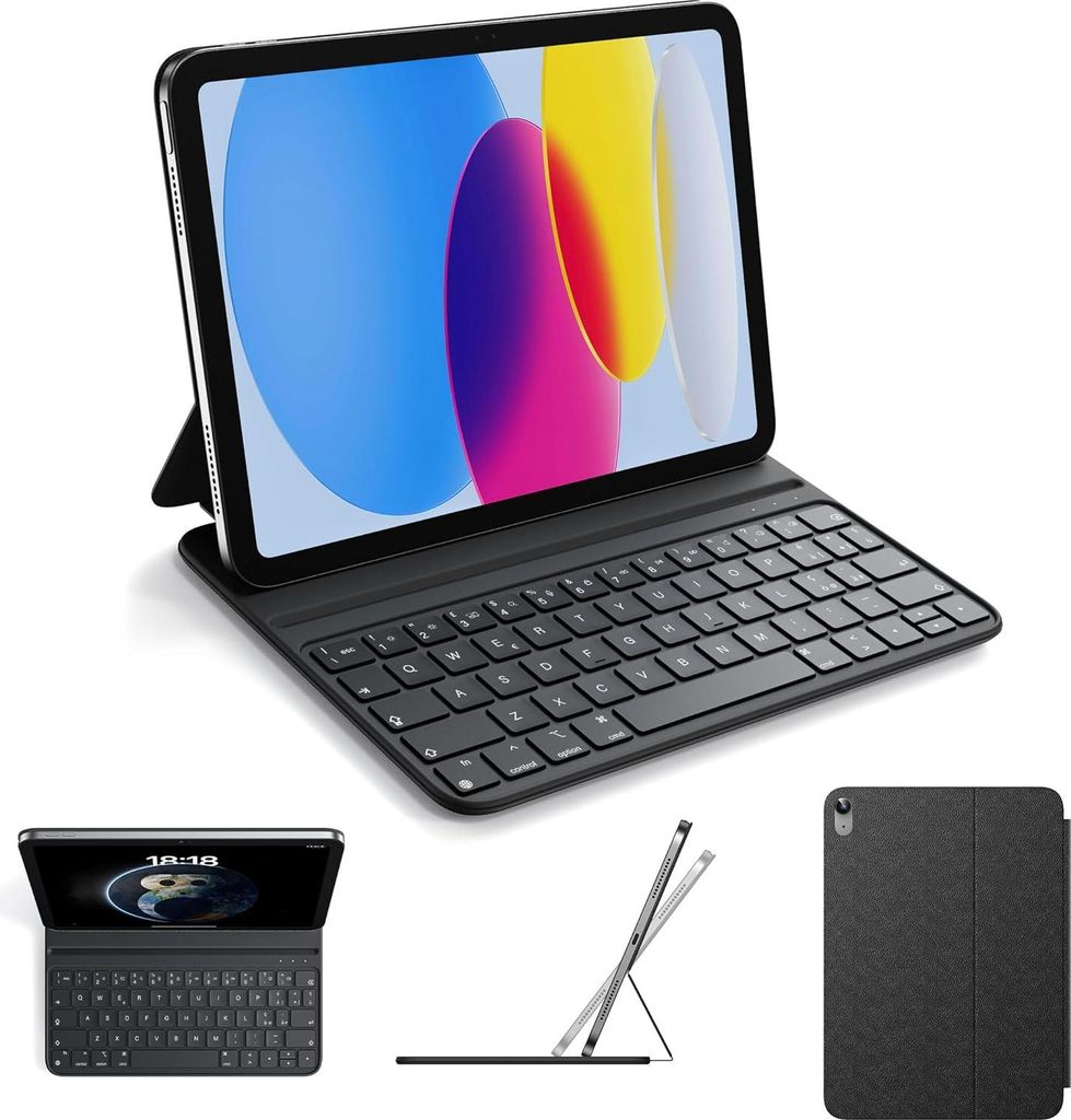 Tasche mit Tastatur für iPad 10/11 Gen 2022–2025 HOU FY-10 Produktbild 