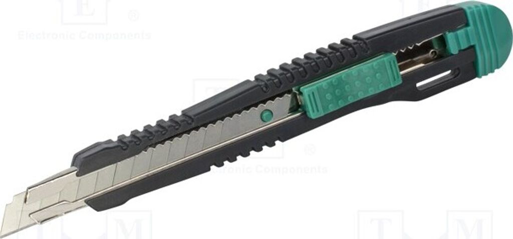 1x Messer 9mm universell Material des dgriffs: Kuntoff 4141000 Scheren und Messer